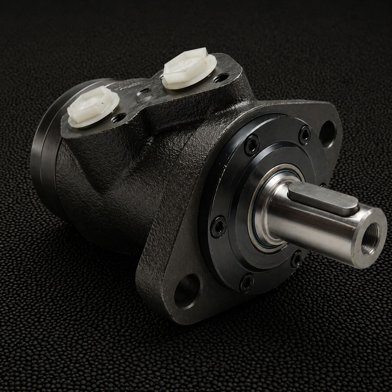Hydraulic Drive Motor for Shredders & Crushers | Heavy Duty Industrial Motor Industrial hydraulic drive motor for shredder and crusher machines, heavy-duty shaft-mounted motor for waste and recycling equipment