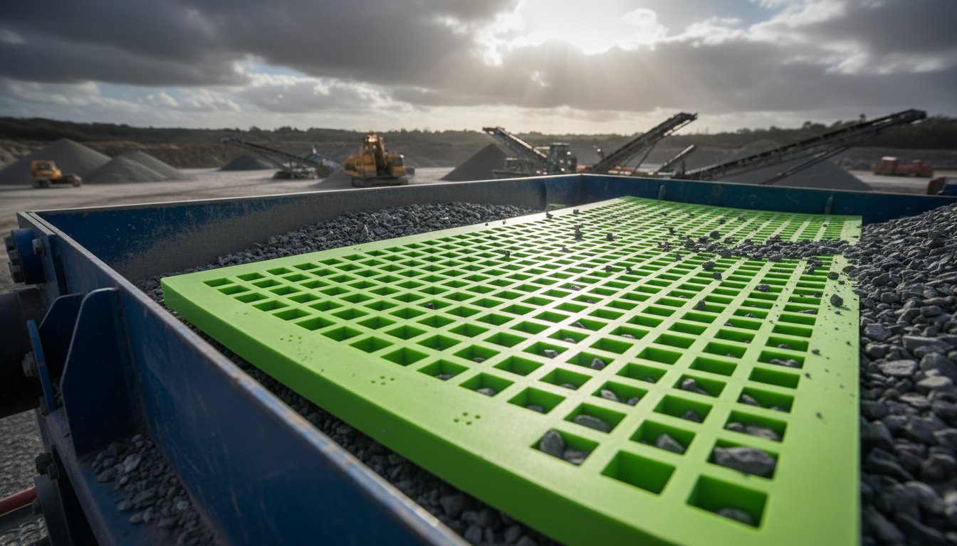 Polyurethane Screening Mats: A Technical Guide to Material Selection and Performance